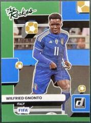 Wilfried Gnonto [Green] #8 Soccer Cards 2022 Panini Donruss The Rookies Prices