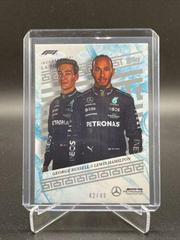 George Russell, Lewis Hamilton [Blue] Racing Cards 2023 Topps Eccellenza Formula 1 Prices