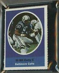 Bill Curry Football Cards 1972 Sunoco Stamps Prices