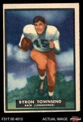 Byron Townsend [UN Rubbed] #34 Football Cards 1951 Topps Magic Prices