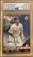 Aaron Judge [Autograph Blue] #AS16B Baseball Cards 2018 Topps Now All Star Prices