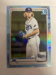Shane Baz [Sky Blue Refractor] Baseball Cards 2020 Bowman Draft Chrome Prices