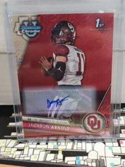Jackson Arnold [Autograph Red Shimmer] #102 Football Cards 2023 Bowman Chrome University Prices