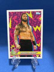 Roman Reigns Wrestling Cards 2021 Topps Heritage WWE Superstar Stickers Prices