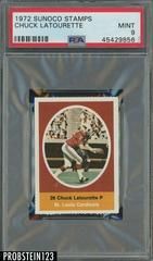 Chuck Latourette Football Cards 1972 Sunoco Stamps Prices