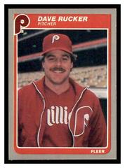 Dave Rucker #U-92 Baseball Cards 1985 Fleer Update Prices