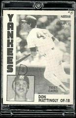 Don Mattingly Baseball Cards 1984 Topps Nestle Prices