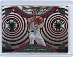 Tyrese Haliburton [Red] #10 Basketball Cards 2022 Panini Obsidian Tunnel Vision Prices