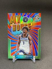 Anthony Edwards [Lime Green] #9 Basketball Cards 2021 Panini Donruss Optic My House Prices