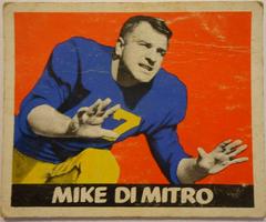 Mike Dimitro Football Cards 1948 Leaf Prices