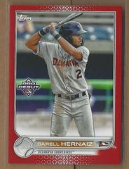 Darell Hernaiz [Autograph Red] Baseball Cards 2022 Topps Pro Debut Prices