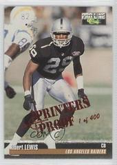 Albert Lewis [Printer's Proofs] #365 Football Cards 1995 Pro Line Prices