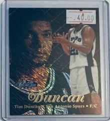 Tim Duncan [Row 1] Basketball Cards 1997 Flair Showcase Prices