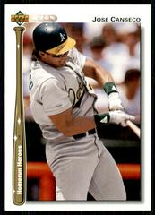 Jose Canseco #HR1 Baseball Cards 1992 Upper Deck Homerun Heroes Prices