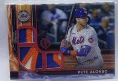 Pete Alonso [Red] #TTR-PA Baseball Cards 2022 Topps Tribute Triple Relics Prices
