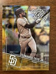 Fernando Tatis Jr. [Gold] #21GH-17 Baseball Cards 2022 Topps 2021’s Greatest Hits Prices