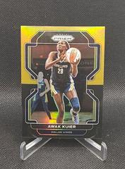 Awak Kuier [Black Gold] #1 Basketball Cards 2022 Panini Prizm WNBA Prices