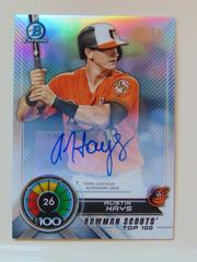 Austin Hays [Autograph Refractor] Baseball Cards 2018 Bowman Scouts' Top 100 Prices