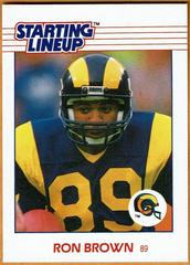 Ron Brown Football Cards 1988 Kenner Starting Lineup Prices
