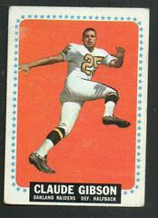 Claude Gibson #138 Football Cards 1964 Topps Prices