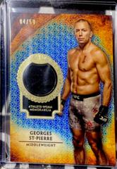 Georges St Pierre [Blue] Ufc Cards 2018 Topps UFC Knockout Tier One Relics Prices