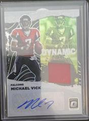 Michael Vick #DPA-MV Football Cards 2021 Panini Donruss Optic Dynamic Patch Autographs Prices