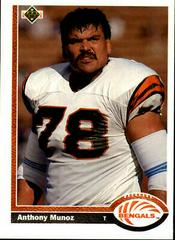 Anthony Munoz #209 Football Cards 1991 Upper Deck Prices