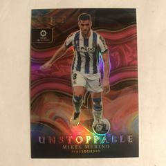 Mikel Merino [Pink] Soccer Cards 2022 Panini Select La Liga Unstoppable Prices