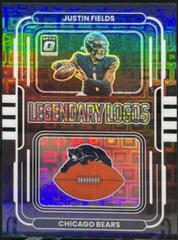 Justin Fields [Black Pandora] #LL-11 Football Cards 2022 Panini Donruss Optic Legendary Logos Prices