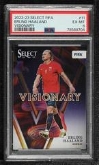 Erling Haaland Soccer Cards 2022 Panini Select FIFA Visionary Prices