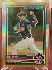 Paul Skenes [Gold] #87 Baseball Cards 2023 Panini Stars & Stripes USA Prices
