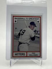 Ted Williams Baseball Cards 1982 TCMA Greatest Hitters Prices