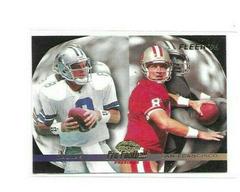 Troy Aikman, Steve Young #194 Football Cards 1996 Fleer Prices