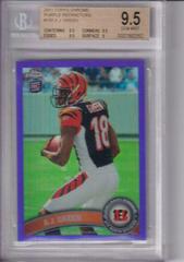 A.J. Green [Looking Left Purple Refractor] #150 Football Cards 2011 Topps Chrome Prices