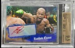 Rashad Evans [Autograph Red Ink] #86 Ufc Cards 2010 Topps UFC Main Event Prices
