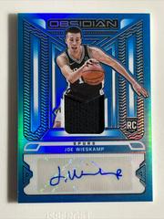 Joe Wieskamp [Blue Flood] Basketball Cards 2021 Panini Obsidian Rookie Jersey Ink Autographs Prices