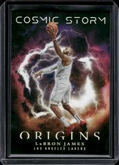 LeBron James #1 Basketball Cards 2023 Panini Origins Cosmic Storm Prices