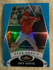 Joey Votto [Blue Refractor] #143 Baseball Cards 2008 Finest Prices