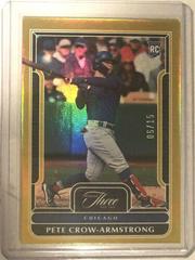 Pete Crow Armstrong [Holo Gold] #36 Baseball Cards 2023 Panini Three and Two Prices