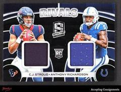 C.J. Stroud / Anthony Richardson #1 Football Cards 2023 Panini Spectra Rivals Prices