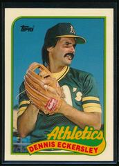 Dennis Eckersley #370 Baseball Cards 1989 Topps Tiffany Prices