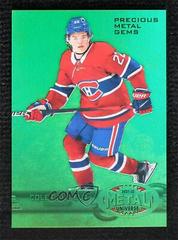 Cole Caufield [Green] Hockey Cards 2021 Skybox Metal Universe Prices