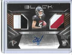Drake London [Copper] Football Cards 2022 Panini Black Rookie Signature Materials Prices