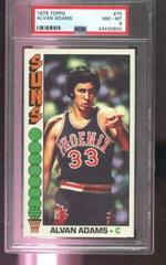 Alvan Adams #75 Basketball Cards 1976 Topps Prices