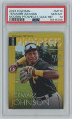 Termarr Johnson [Gold] #MP-14 Baseball Cards 2023 Bowman Modern Prospects Prices