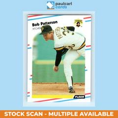 Bob Patterson #337 Baseball Cards 1988 Fleer Prices