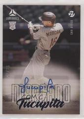 Tucupita Marcano [Purple] Baseball Cards 2021 Panini Chronicles Luminance Autographs Prices