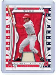 Pete Rose #39 Baseball Cards 2023 Panini National Treasures Red White and Blue Prices