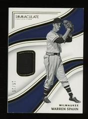 Warren Spahn #101 Baseball Cards 2023 Panini Immaculate Prices