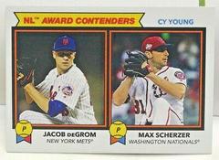 Jacob DeGrom, Max Scherzer #194 Baseball Cards 2018 Topps Throwback Thursday Prices